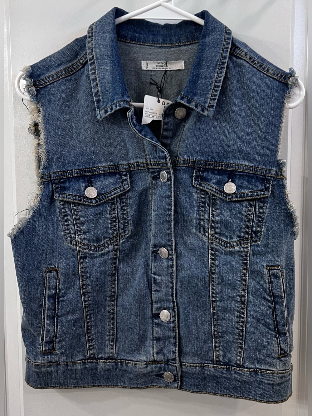 NWT MNG Denim & Tees Blue Denim Vest, XS